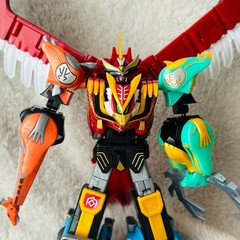 BANDAI SMP Mini pla Megazord Power Rangers Wild Force Gaoranger Gao King Animals