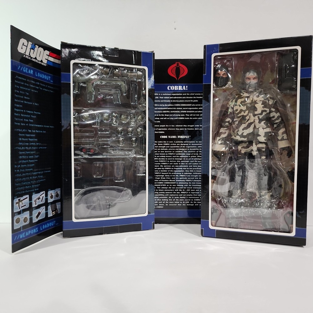 2010 Sideshow Collectibles G.I. Joe 12″ Cobra Saboteur Firefly Figure Hasbro