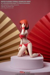 TBLeague T02A Female Seamless Large Breast Pale Body with Anime Head 1/12 FIGURE