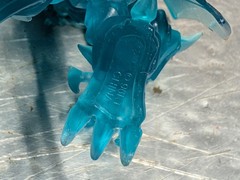 1996 Yugioh Clear Blue Obelisk the Tormentor Arena Mini Figure