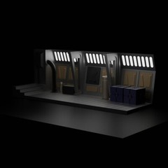 Endor Bunker Interior Diorama 1 for 3.75 in (1:18) Figure