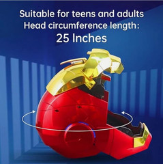 New Iron Man Gold MK5 Helmet Electronic Voice Activated Open&Close Mask Autoking