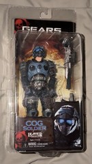 – DAMAGED – NECA / Player Select – Gears of War 2 : Cog Soldier – Action Figure
