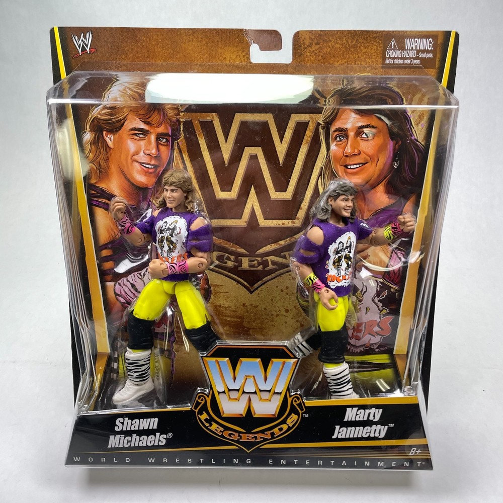 Rockers Shawn Michaels Marty Jannetty WWE Elite Legends Mattel Brand New