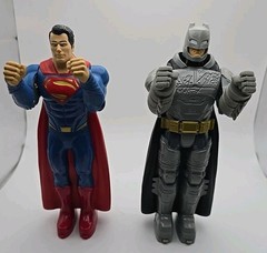 Batman Superman Figures Vintage DC Comics 8” (S16) Moving Head and Arms RARE
