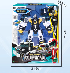 BIG TRAIL Transforming Truck Tobot V Galaxy Detectives Vehicle Robot Figure mode