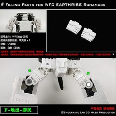 New Shockwave Lab Filler Upgrade Kit For Siege Earthrise Kingdom Legacy 3D DIY