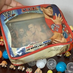 Lot 42 WWE WWF ECW WCW Mini Squinkies Wrestling Figures Tiny 0.75″ Tall CENA BAG