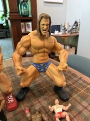 Lot of 8 Wrestling Figures WWE – Jakks Giants, Action Figures, Thumb Wrestler
