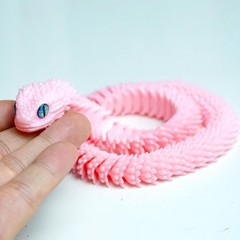 19inch 3D Printed Snake Model,Articulated Animals figure,Fidget Toys Home Decor