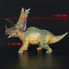 7″ Jurassic Realistic Pentaceratops Triceratops Dinosaur Figure Kids Toy Gift