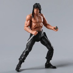 NECA Rambo SDCC 2015 Force Of Freedom Action Figure Doll Handmade Model Toy