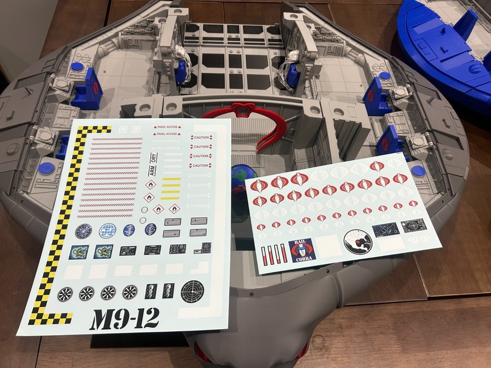 Cobra Mothership Decals and Parachutes Set!