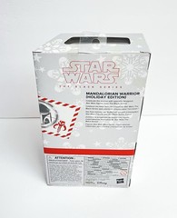 Star Wars The Black Series Mandalorian Warrior Holiday Edition Action Figure