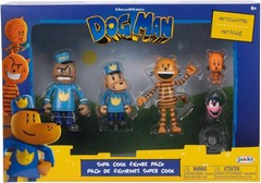 Dog Man Movie Action Figures Multipack Set by Jakks Pacific, Includes 6.3 cm Art