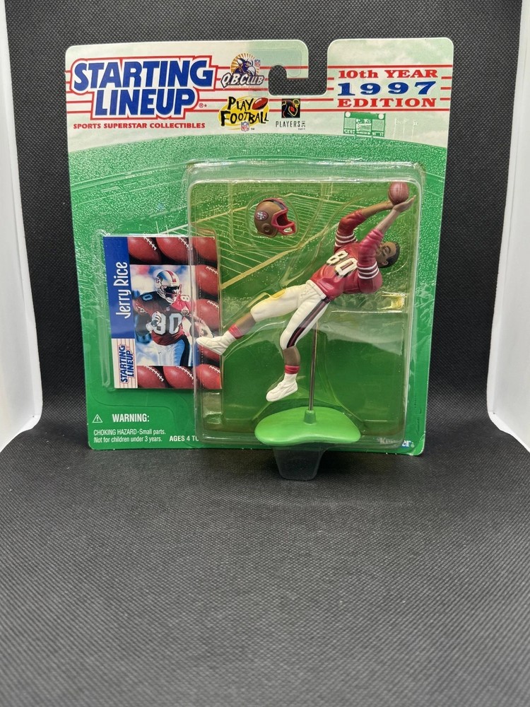 Lot of 6 NFL 1997 Starting Lineup Football Action Figures New in Package