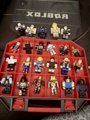 Robolox Action Toy 20+ Varied Figures, + Accessories & Carrying Case. One CODE