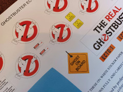 Kenner Ghostbusters ECTO 1 Decals