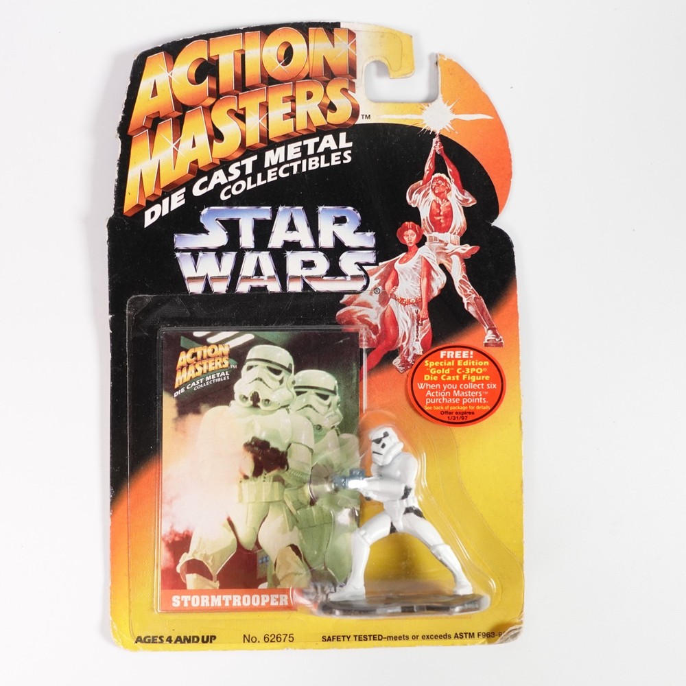 Star Wars Action Masters Stormtrooper Die Cast Metal Figure Kenner