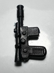 VINTAGE KENNER STAR WARS 1977 HAN SOLO BLACK/BLUE BLASTER GUN WEAPON ACCESSORY