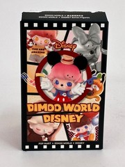 POP MART Dimoo World x Disney Series Confirmed Figure Sealed Bag in Open Box