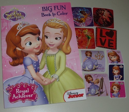 Disney Junior SOFIA the FIrst ‘Royal Achiever’ Fun Coloring Book 8″x11″ size