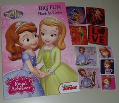 Disney Junior SOFIA the FIrst ‘Royal Achiever’ Fun Coloring Book 8″x11″ size