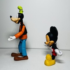 Disney Store Toybox Goofy & Mickey Mouse Articulated Action Figure Loose No Box