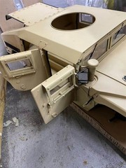 New GO-TRUCK 1/6 Scale Heavy Armored HMMWV UAH-M1114 Car Model For 12” INSTOCK