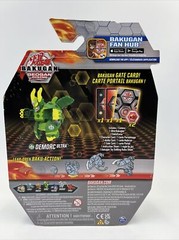 Bakugan Demorc Ultra 3-in Collectible Action Figure & Trading Card & BakuCore