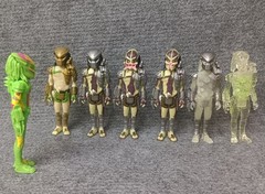Lot of 7 Super 7 Predator Action Figure 3.75″ loose