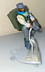 1990 Hasbro Original GI Joe ARAH STRETCHER V1 MEDICAL SPECIALIST Backpack Sled