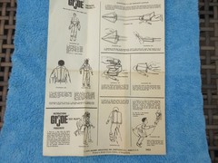 GI Joe Fantastic Freefall partial parachute set footlocker blonde action figure