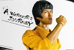 1:6 Scale Martial Arts Star Bruce Lee Kung Fu Lee PVC Figure With Double Head