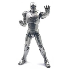 Marvel Avengers Iron Man Mark 2 MK2 Ironman Toy LED Light Action Figure Model