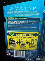 AVATAR CPL. LYLE WAINFLEET Machine Gun Weapon Action Figure James Cameron Movie