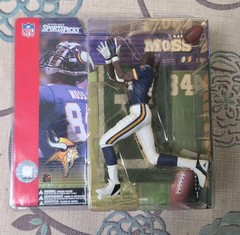 McFarlane NFL RANDY MOSS Minnesota Vikings R Moss No Helmet Chase Series 1