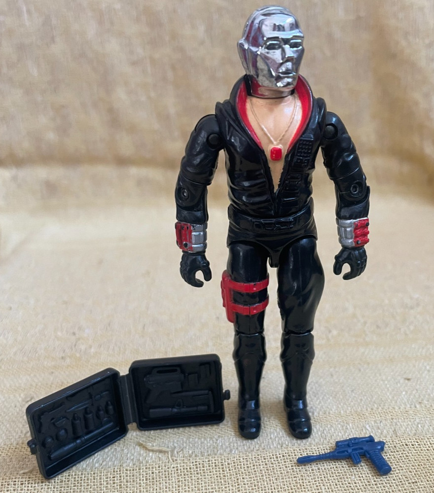 Destro V1 100% Complete w/ BG gun G.I. Joe 1983 Nice Figure – Tight Joints Read