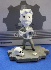 Bethesda 2021 Fallout Vault Boy Cannibal Black and White Mini Statue