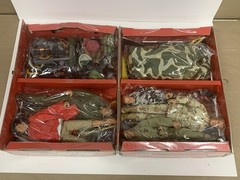 Vintage 1990’s 12″ GI Joe Mixed Lot Action Figures Case Weapons Accessories