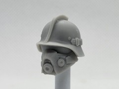 3d Printed Iron Grenadier Head 1:12 scale 6″ GI Joe Classified/Marvel Legend