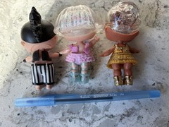 (3) L.O.L. Surprise Dolls Mini Fashion Dolls Jointed Figures With Clothes