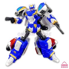 Metal Cardbot S BLUECOP S Transformation Police Car Action Figure Toy 2024