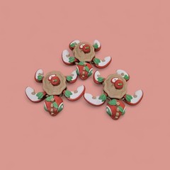 Apple Pie Turtle | 3D Printed Full Color Articulated Felxi Fidget Toy