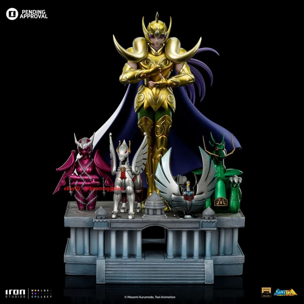Iron Studio Saint Seiya Gold Saint Aries Mu 1/10 Limited Edition Statue Figure