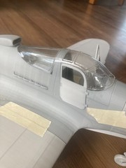 1:18 scale P-39 Airacobra Model Kit-Disassembled and Unpainted