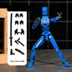Dummy 13 Action Figure Multi-Jointed Movable Mannequin Robot 3D Printed.