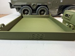GI JOE APC top Replacement Cab W/ Flatbed & Manned Turret 3D Printed