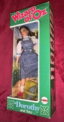VINTAGE 1974 MEGO WIZARD OF OZ DOROTHY W/TOTO ” 8″ DOLL W/ORIG BOX – NIB