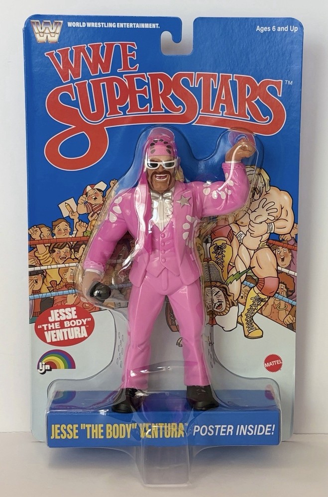 WWE Superstars Jesse “The Body” Ventura 8” Retro Figure LJN Series 2 WWF NEW